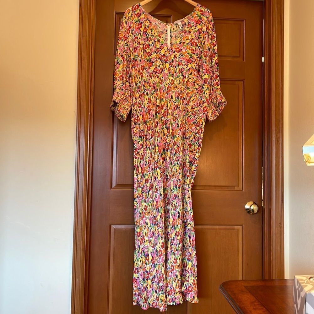 Nwt Rixo with Target collaboration multicolored flowers woman’s dress